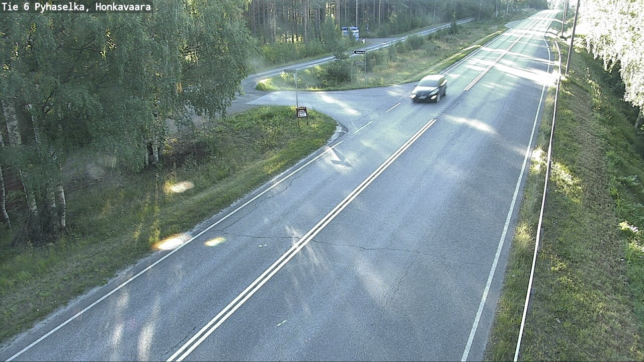 Weather Camera Image Road 6 Joensuu, Honkavaara, Joensuu, Pohjois-Karjala