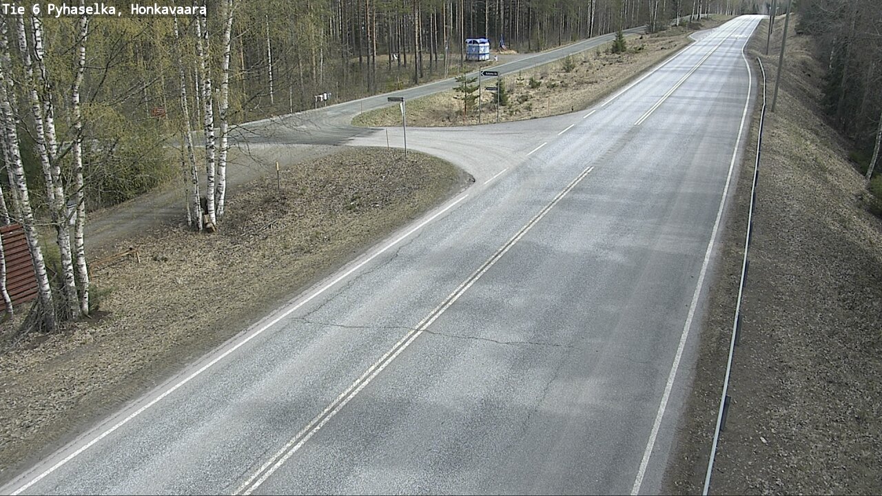 Weather Camera Image Väg 6 Joensuu, Honkavaara, Joensuu, Pohjois-Karjala