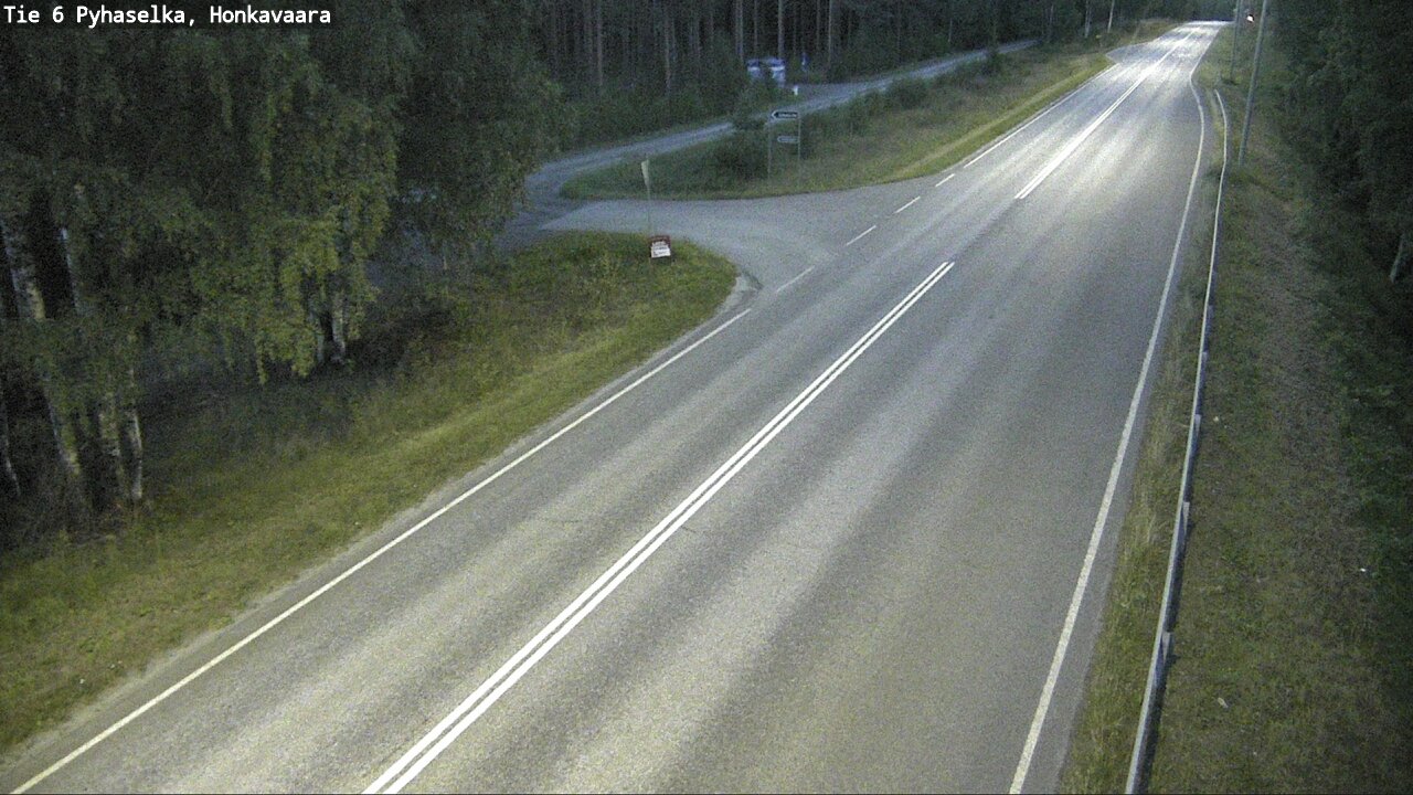 Weather Camera Image Road 6 Joensuu, Honkavaara, Joensuu, Pohjois-Karjala