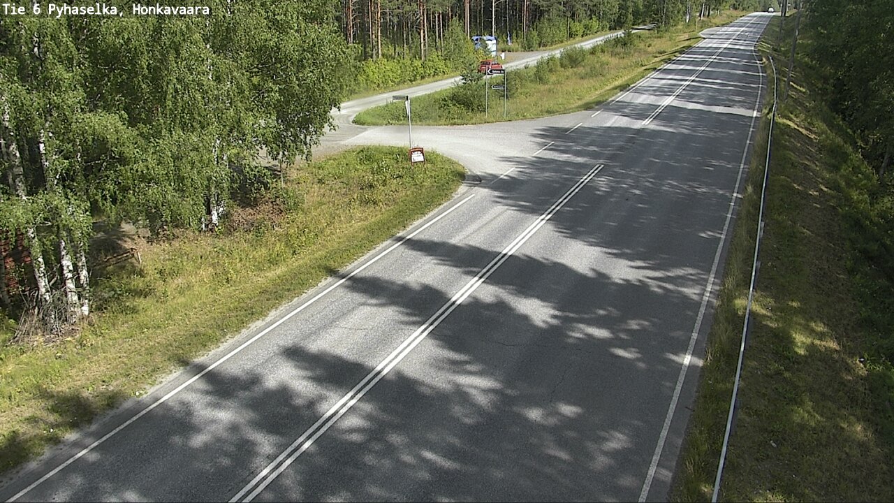 Weather Camera Image Road 6 Joensuu, Honkavaara, Joensuu, Pohjois-Karjala