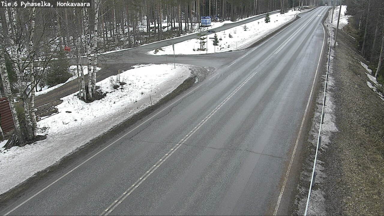 Weather Camera Image Road 6 Joensuu, Honkavaara, Joensuu, Pohjois-Karjala