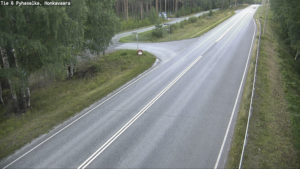 Weather Camera Image Road 6 Joensuu, Honkavaara, Joensuu, Pohjois-Karjala