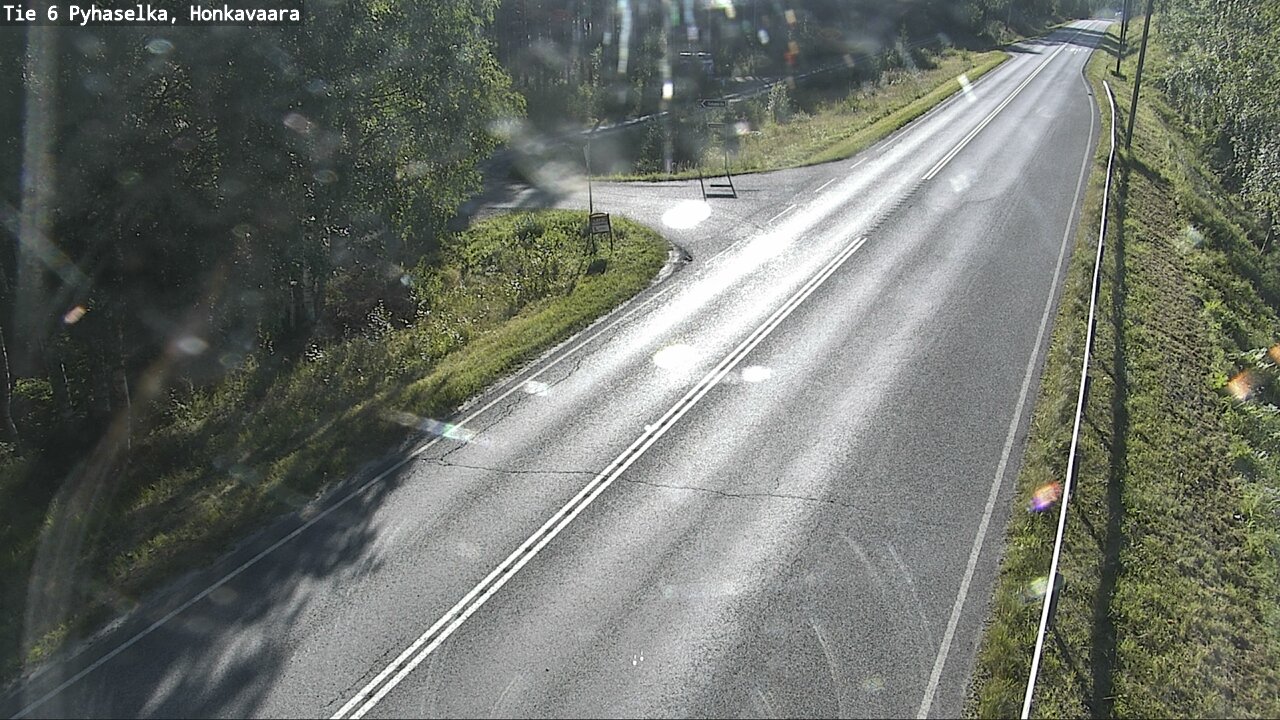 Weather Camera Image Road 6 Joensuu, Honkavaara, Joensuu, Pohjois-Karjala