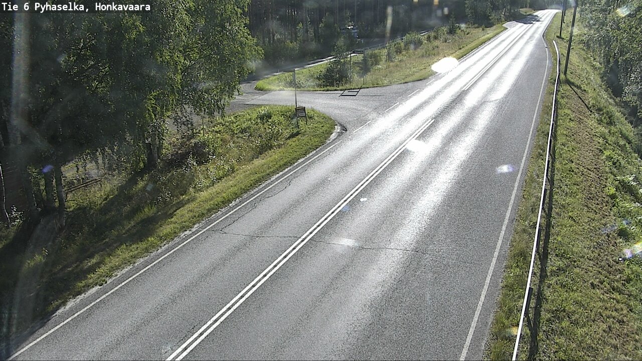 Weather Camera Image Road 6 Joensuu, Honkavaara, Joensuu, Pohjois-Karjala