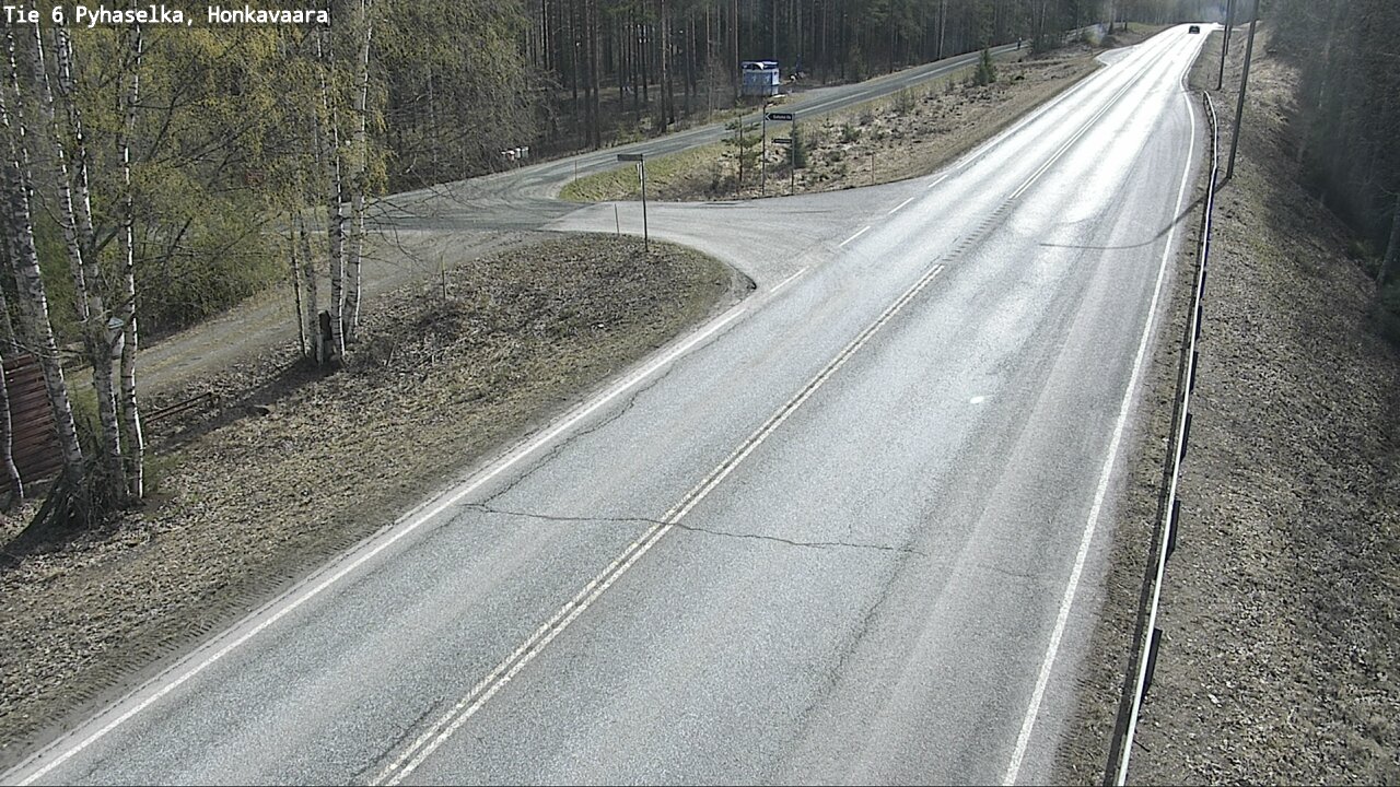 Weather Camera Image Väg 6 Joensuu, Honkavaara, Joensuu, Pohjois-Karjala