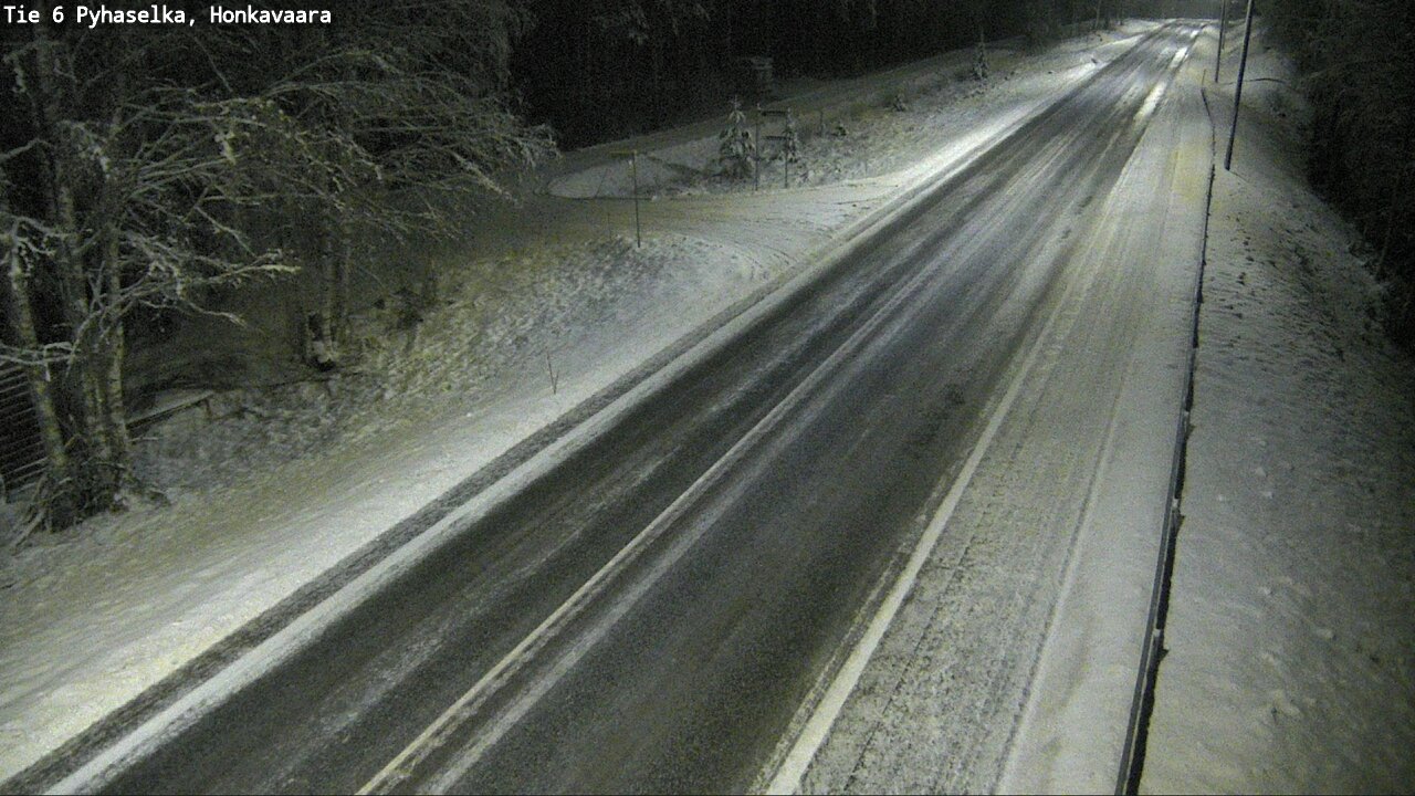 Weather Camera Image Road 6 Joensuu, Honkavaara, Joensuu, Pohjois-Karjala
