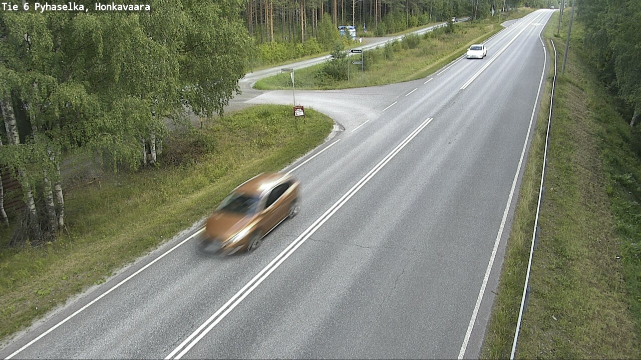 Weather Camera Image Road 6 Joensuu, Honkavaara, Joensuu, Pohjois-Karjala