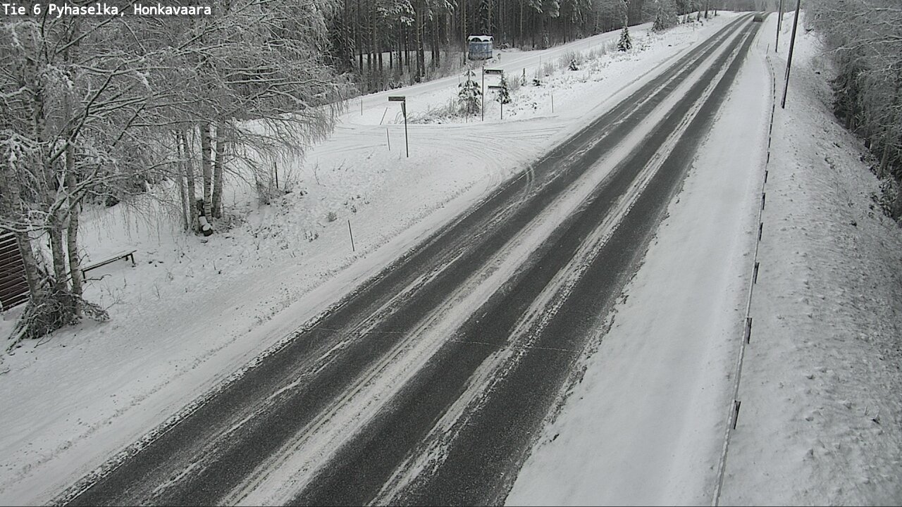 Weather Camera Image Väg 6 Joensuu, Honkavaara, Joensuu, Pohjois-Karjala