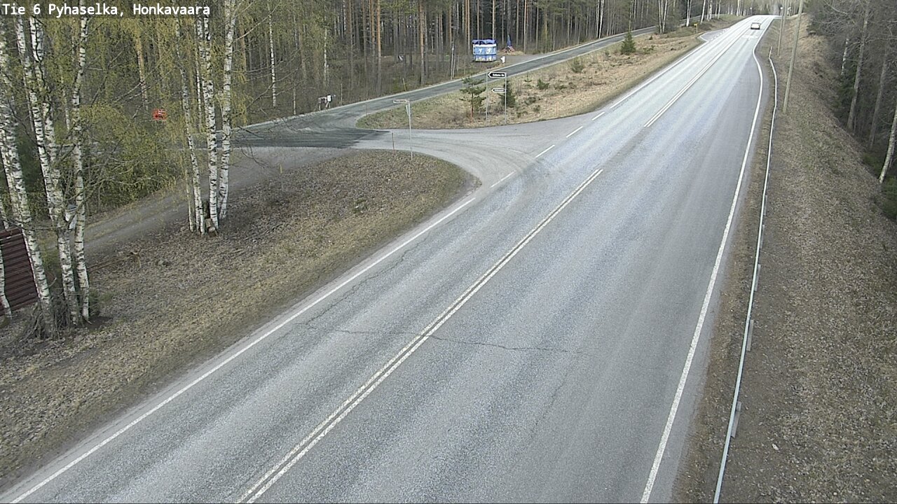Weather Camera Image Väg 6 Joensuu, Honkavaara, Joensuu, Pohjois-Karjala