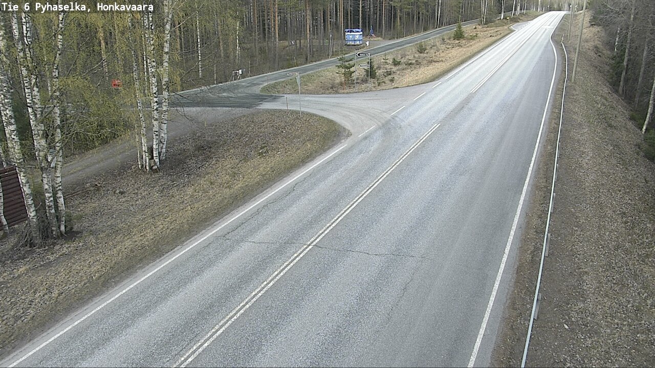 Weather Camera Image Väg 6 Joensuu, Honkavaara, Joensuu, Pohjois-Karjala