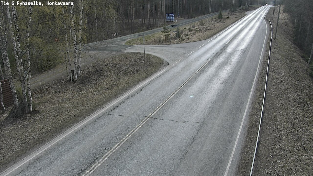 Weather Camera Image Väg 6 Joensuu, Honkavaara, Joensuu, Pohjois-Karjala