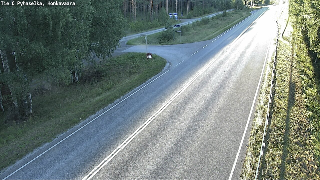 Weather Camera Image Road 6 Joensuu, Honkavaara, Joensuu, Pohjois-Karjala