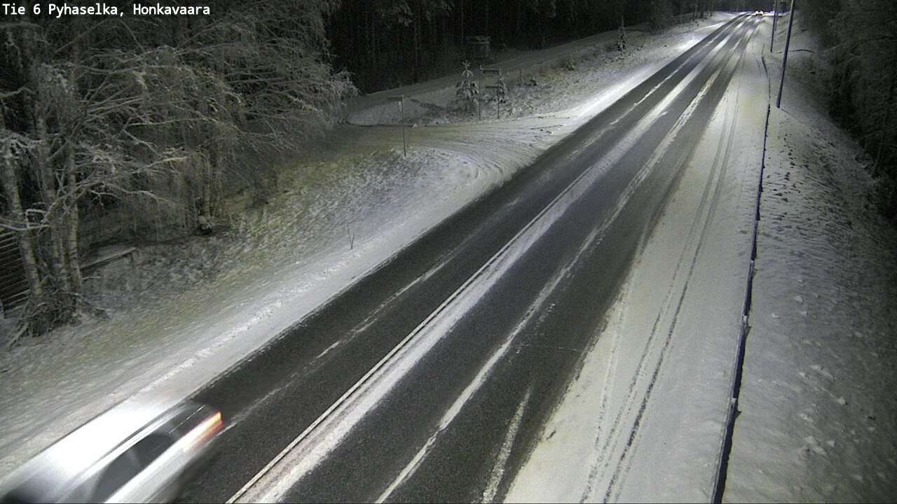 Weather Camera Image Väg 6 Joensuu, Honkavaara, Joensuu, Pohjois-Karjala
