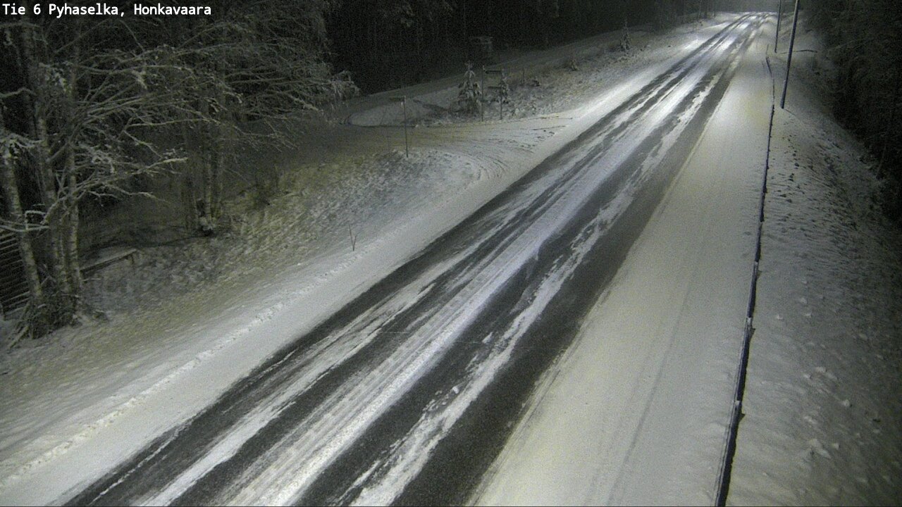 Weather Camera Image Väg 6 Joensuu, Honkavaara, Joensuu, Pohjois-Karjala