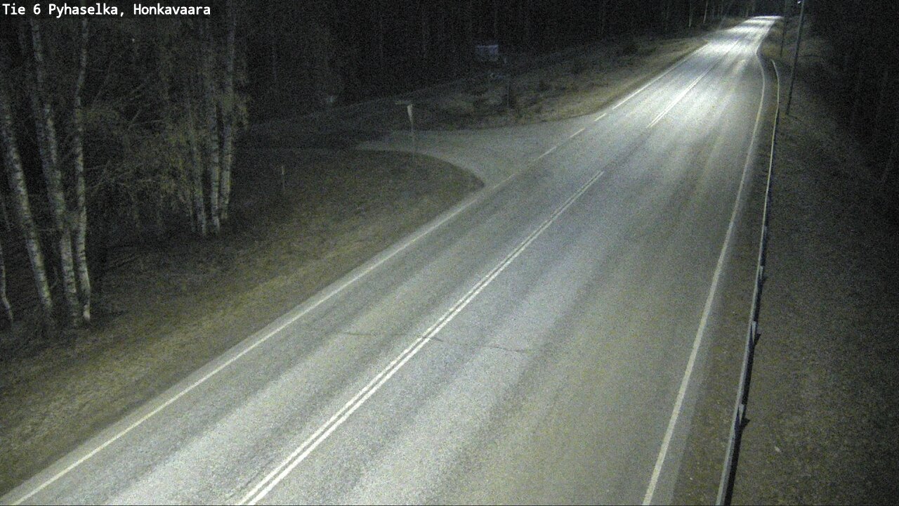 Weather Camera Image Väg 6 Joensuu, Honkavaara, Joensuu, Pohjois-Karjala