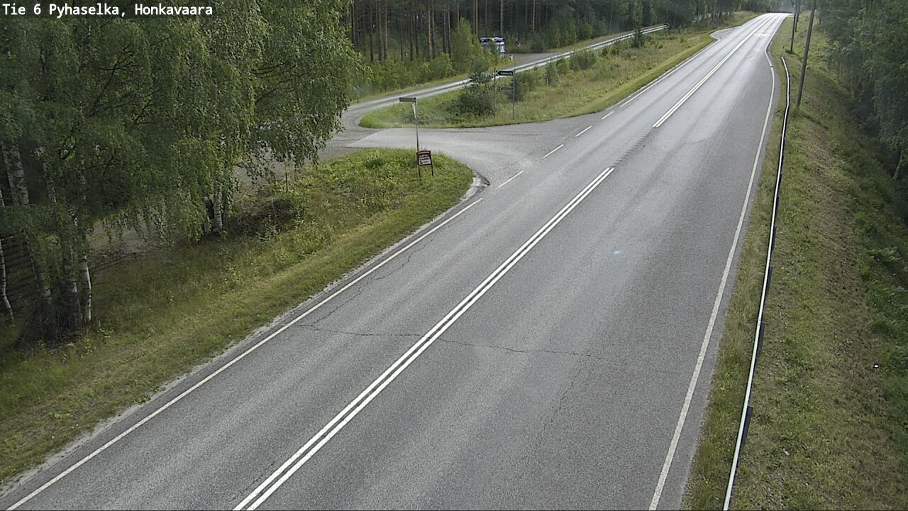 Weather Camera Image Road 6 Joensuu, Honkavaara, Joensuu, Pohjois-Karjala