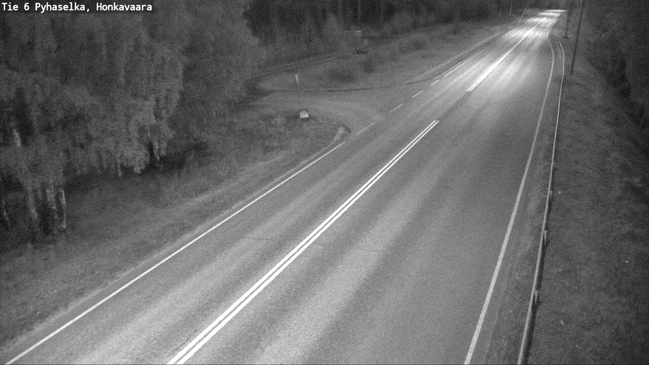 Weather Camera Image Road 6 Joensuu, Honkavaara, Joensuu, Pohjois-Karjala