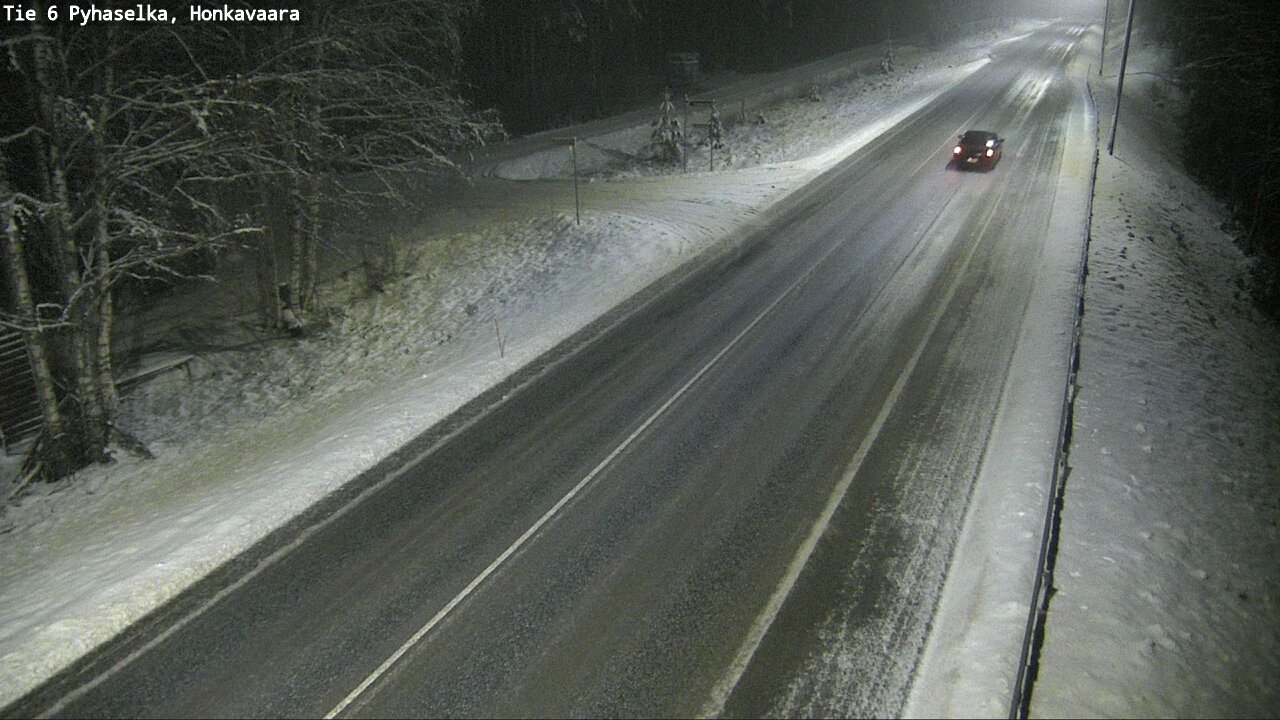 Weather Camera Image Road 6 Joensuu, Honkavaara, Joensuu, Pohjois-Karjala