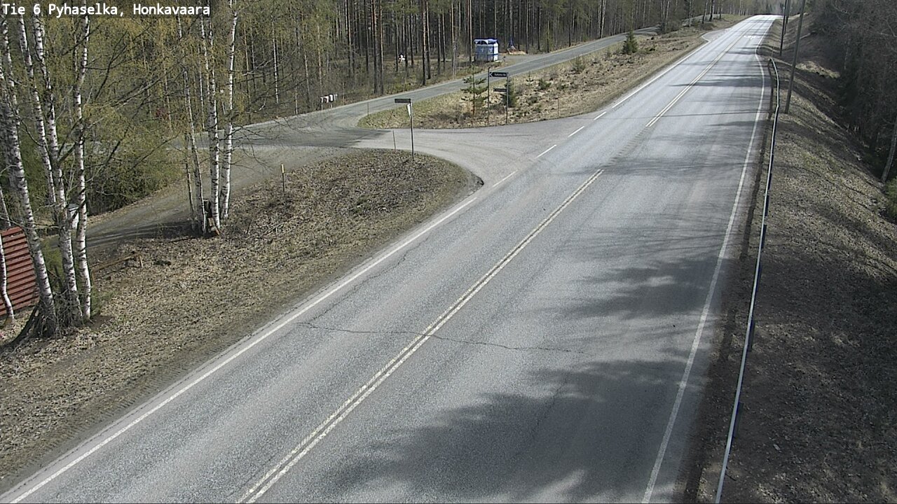 Weather Camera Image Väg 6 Joensuu, Honkavaara, Joensuu, Pohjois-Karjala