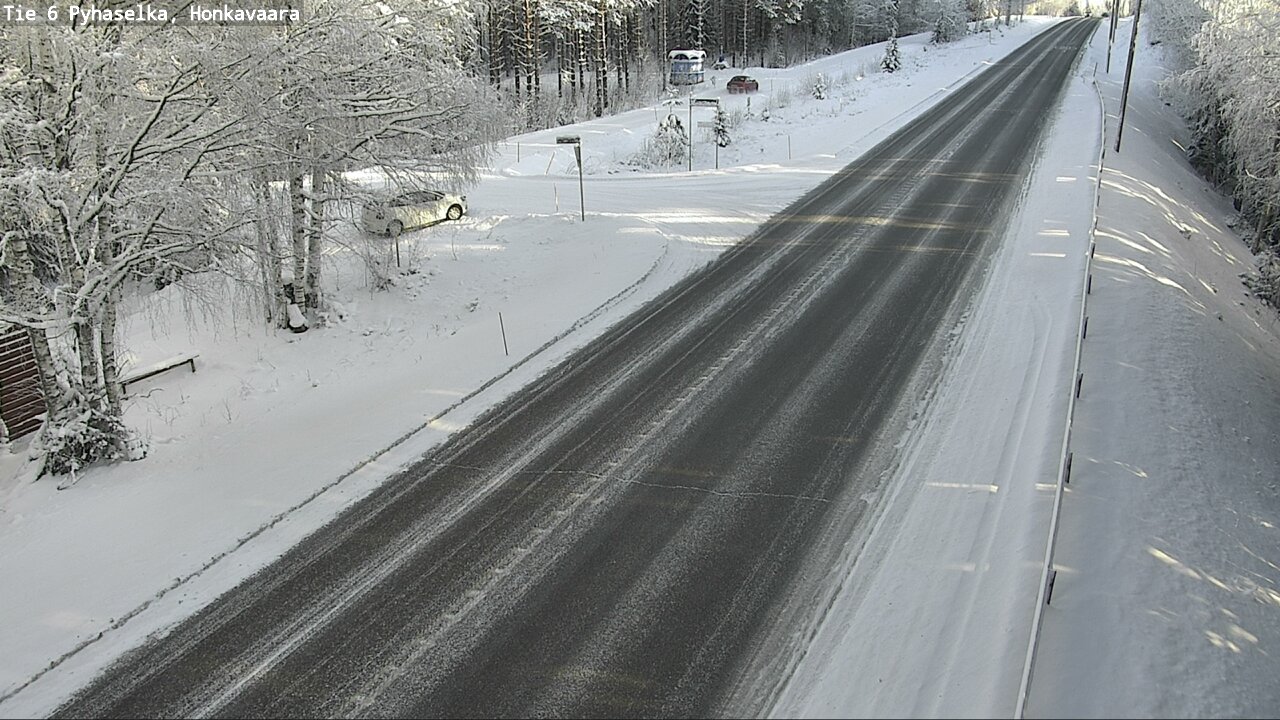 Weather Camera Image Road 6 Joensuu, Honkavaara, Joensuu, Pohjois-Karjala