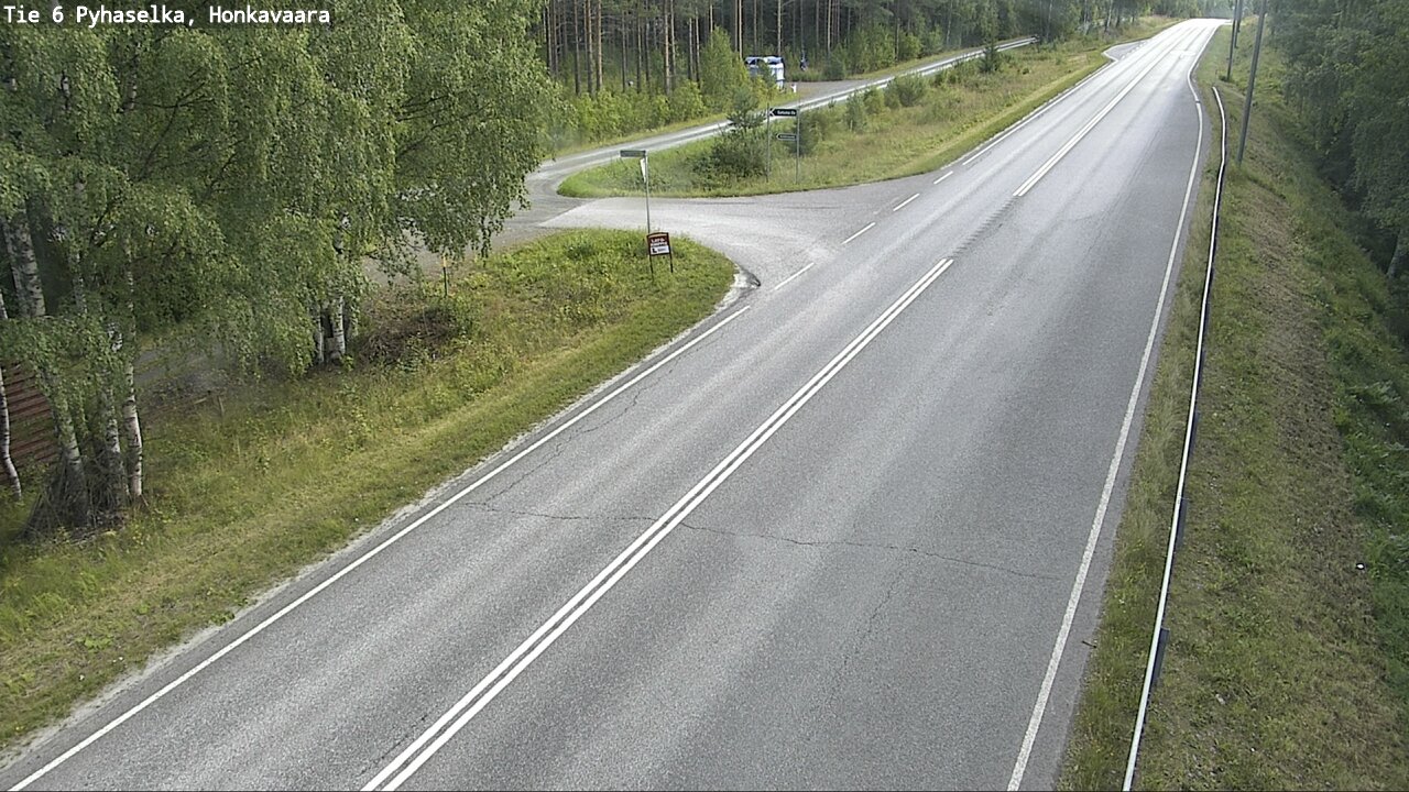 Weather Camera Image Road 6 Joensuu, Honkavaara, Joensuu, Pohjois-Karjala
