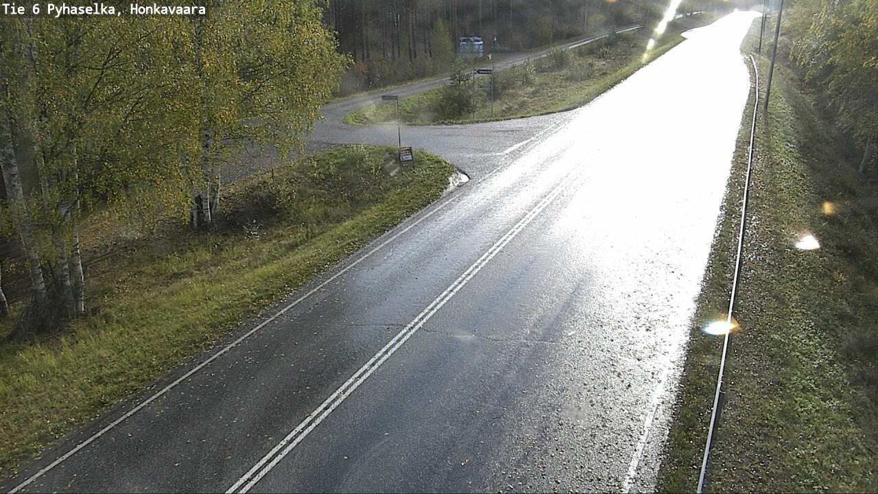 Weather Camera Image Road 6 Joensuu, Honkavaara, Joensuu, Pohjois-Karjala