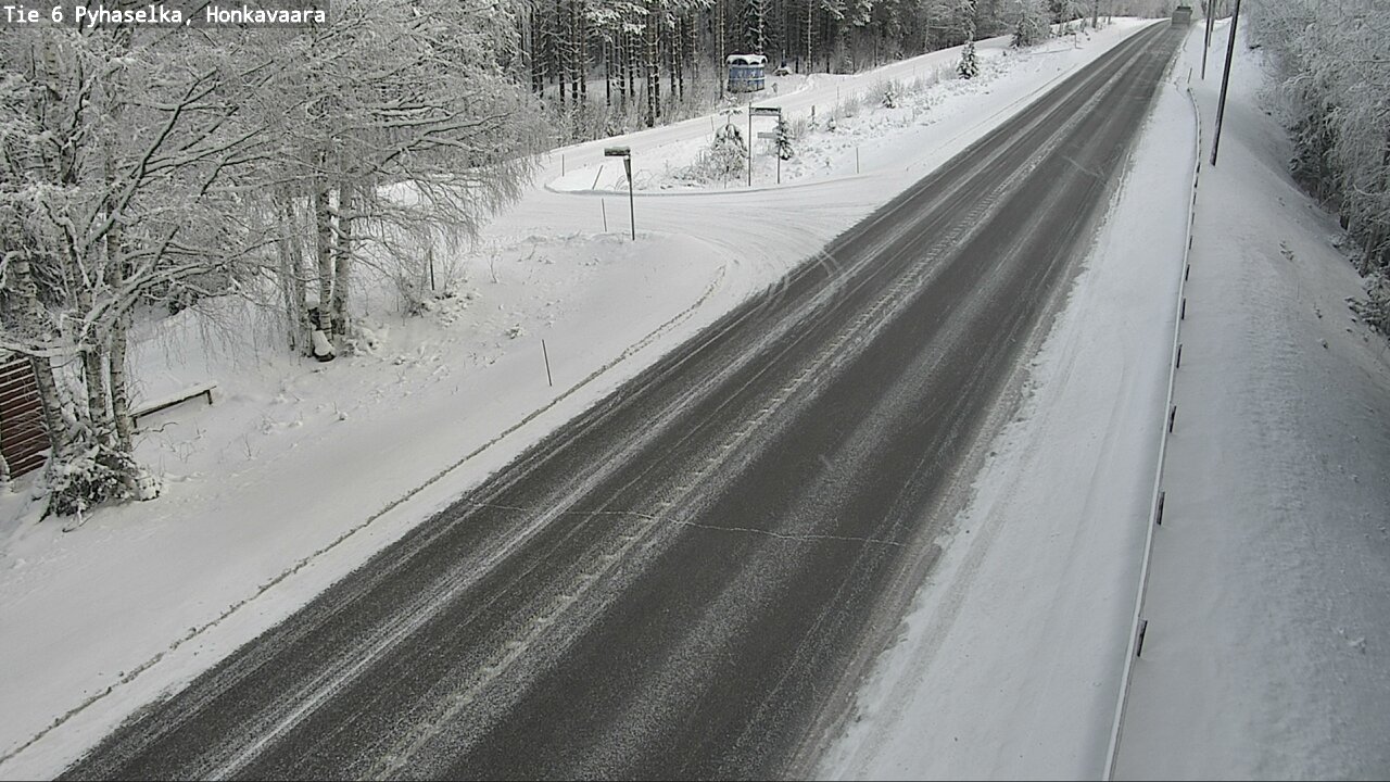 Weather Camera Image Road 6 Joensuu, Honkavaara, Joensuu, Pohjois-Karjala