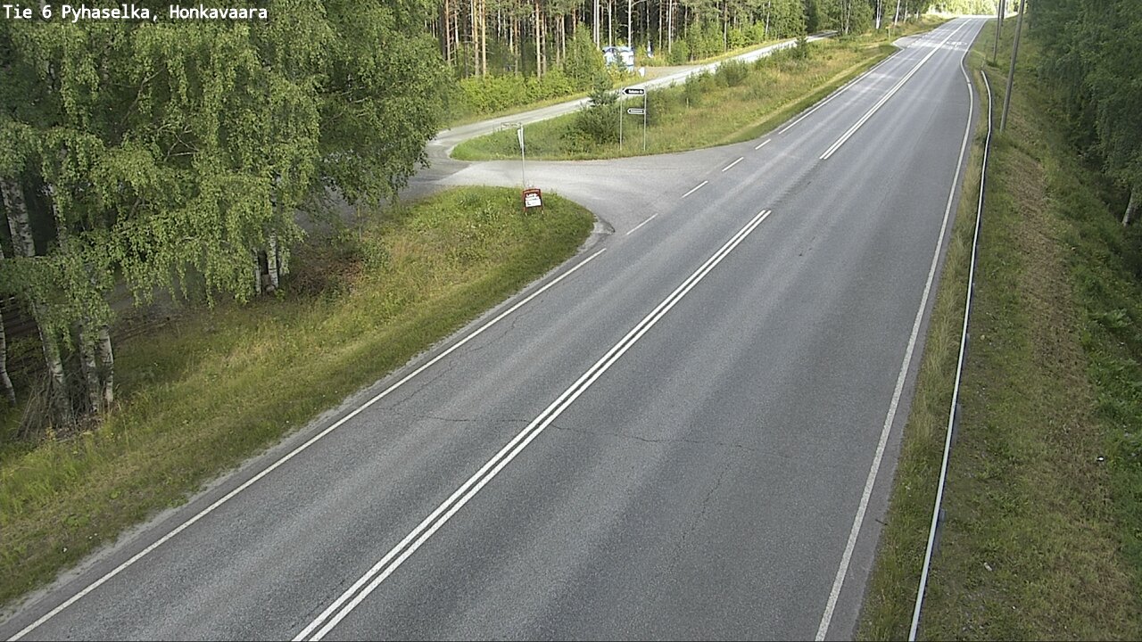 Weather Camera Image Road 6 Joensuu, Honkavaara, Joensuu, Pohjois-Karjala