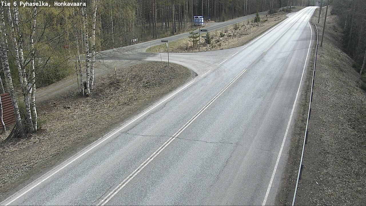 Weather Camera Image Väg 6 Joensuu, Honkavaara, Joensuu, Pohjois-Karjala