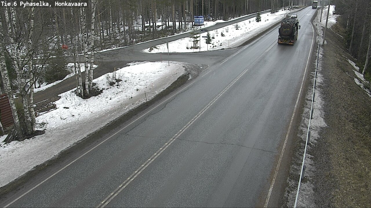 Weather Camera Image Road 6 Joensuu, Honkavaara, Joensuu, Pohjois-Karjala
