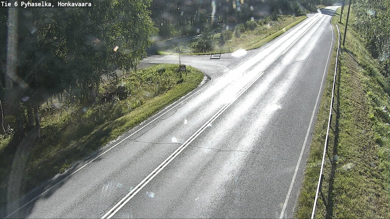 Weather Camera Image Road 6 Joensuu, Honkavaara, Joensuu, Pohjois-Karjala