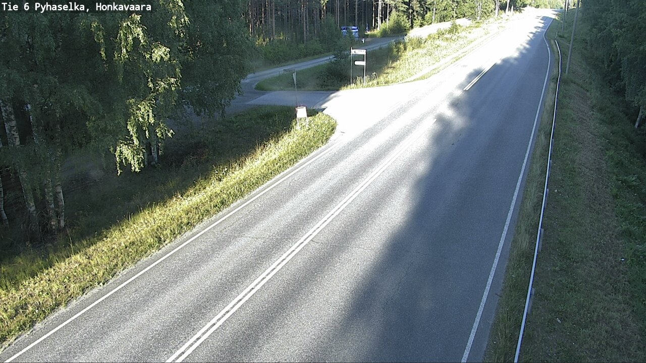 Weather Camera Image Road 6 Joensuu, Honkavaara, Joensuu, Pohjois-Karjala