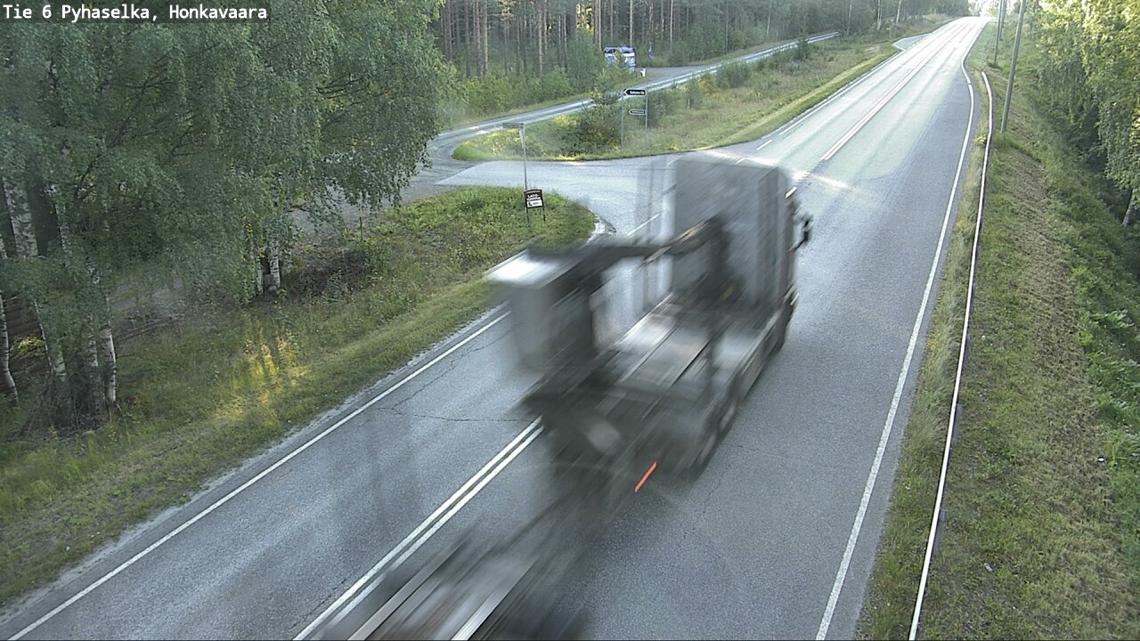 Weather Camera Image Road 6 Joensuu, Honkavaara, Joensuu, Pohjois-Karjala