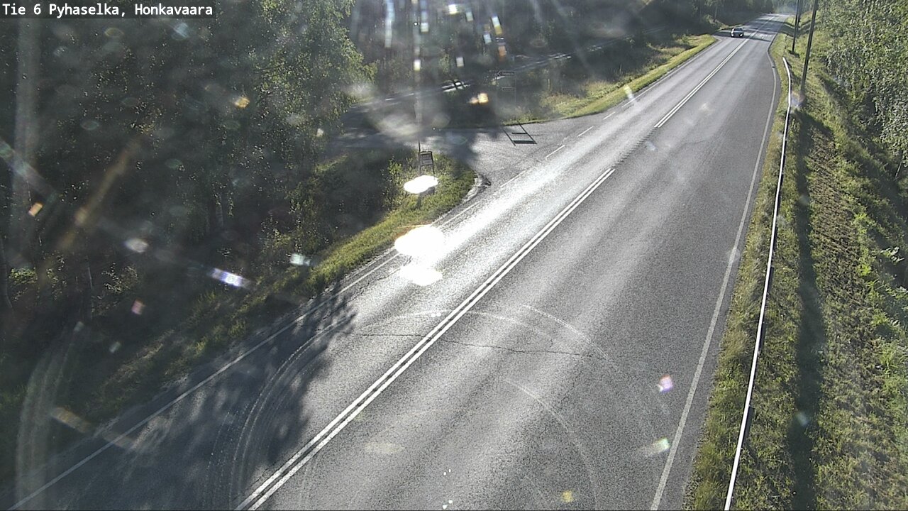 Weather Camera Image Road 6 Joensuu, Honkavaara, Joensuu, Pohjois-Karjala