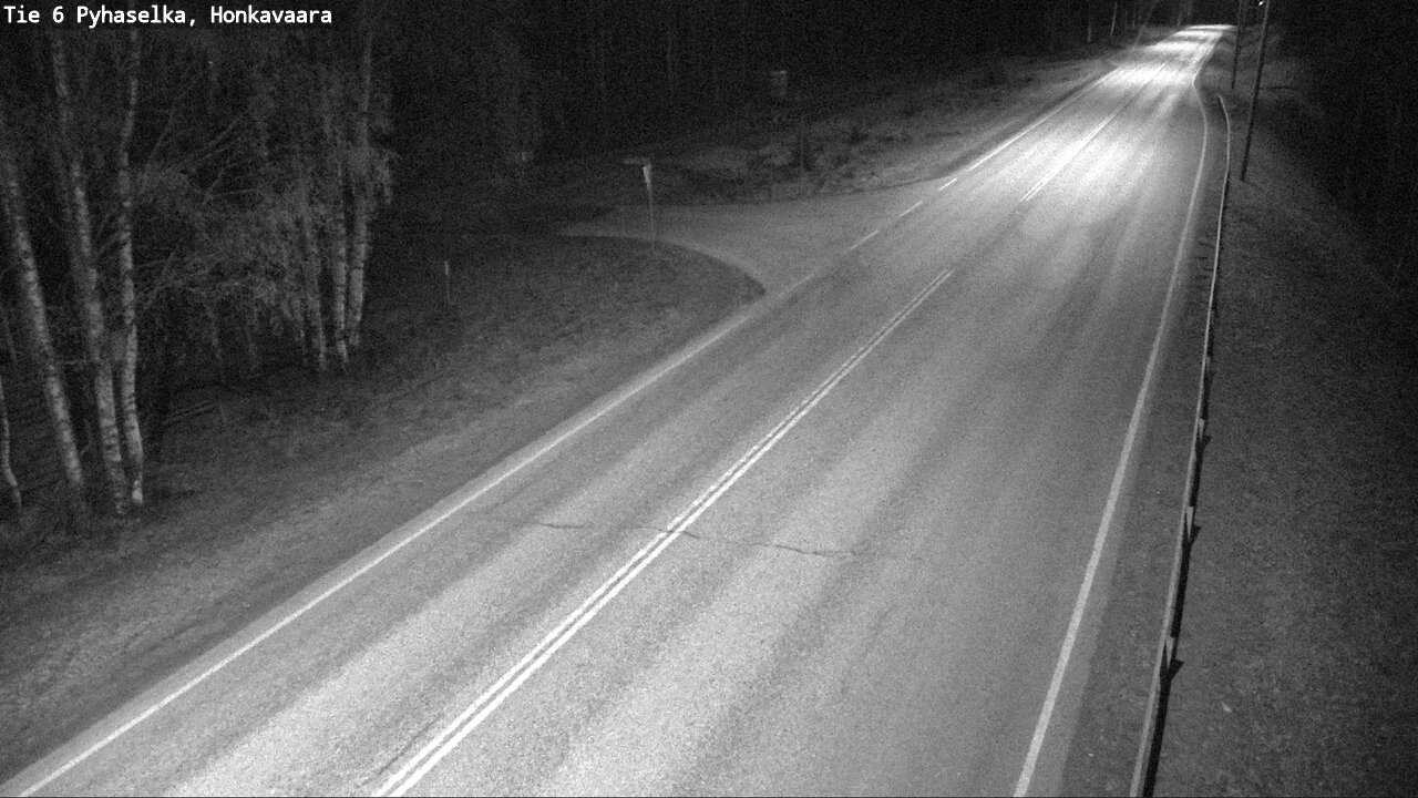 Weather Camera Image Väg 6 Joensuu, Honkavaara, Joensuu, Pohjois-Karjala