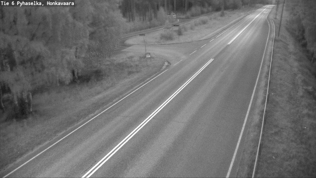 Weather Camera Image Road 6 Joensuu, Honkavaara, Joensuu, Pohjois-Karjala