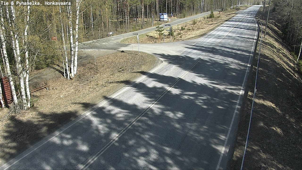 Weather Camera Image Väg 6 Joensuu, Honkavaara, Joensuu, Pohjois-Karjala