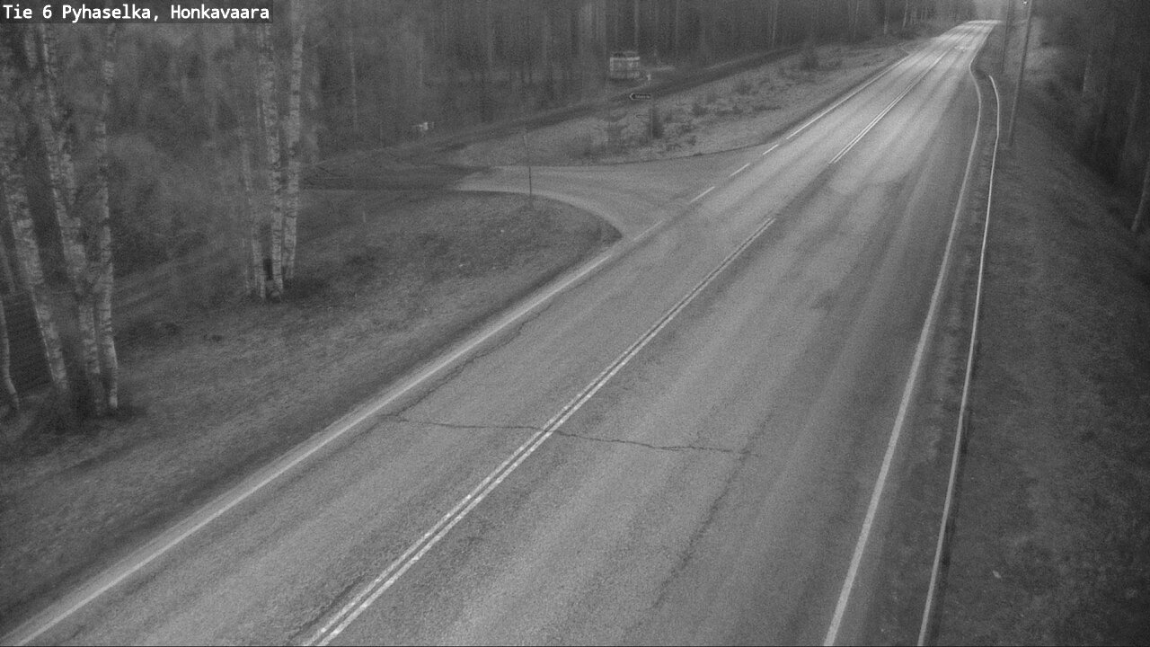 Weather Camera Image Väg 6 Joensuu, Honkavaara, Joensuu, Pohjois-Karjala