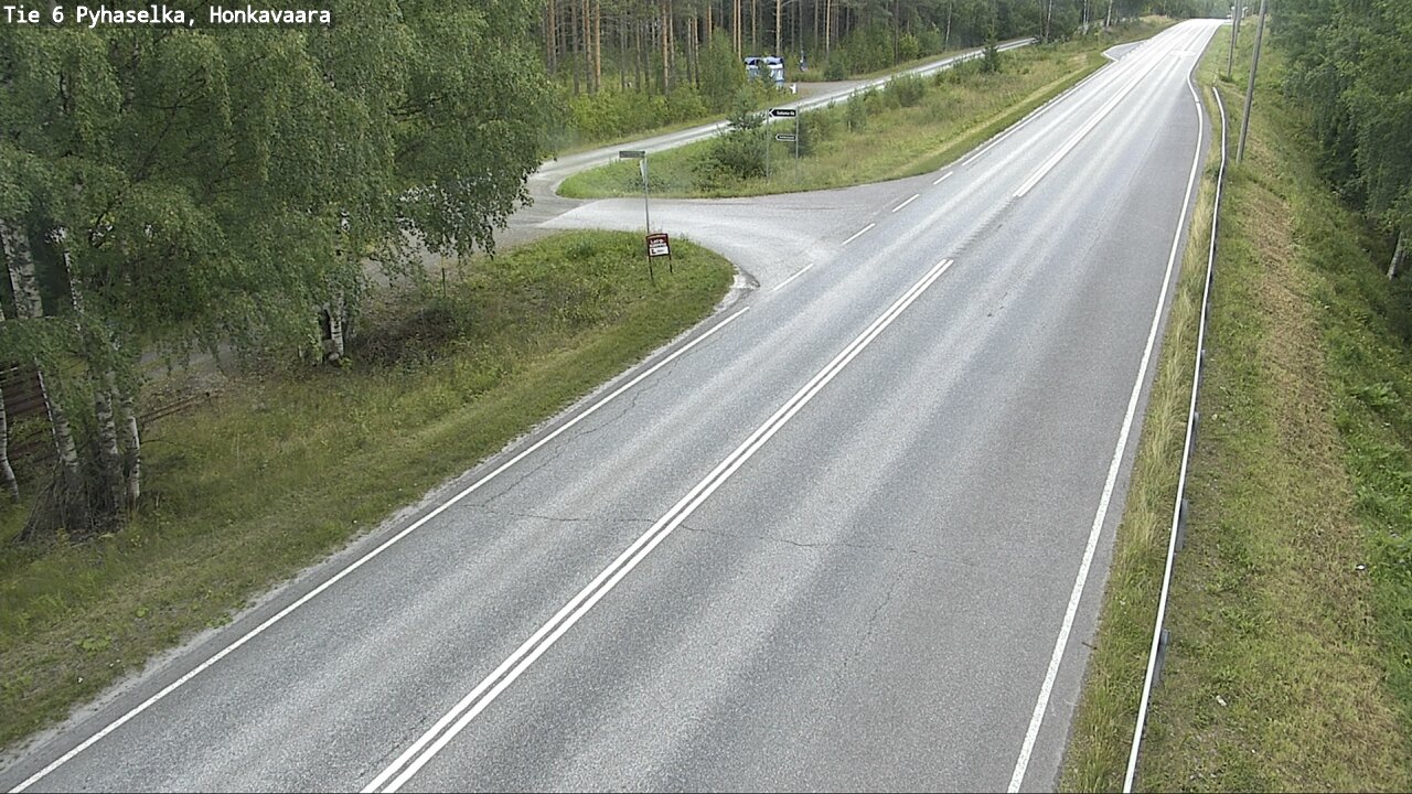 Weather Camera Image Road 6 Joensuu, Honkavaara, Joensuu, Pohjois-Karjala