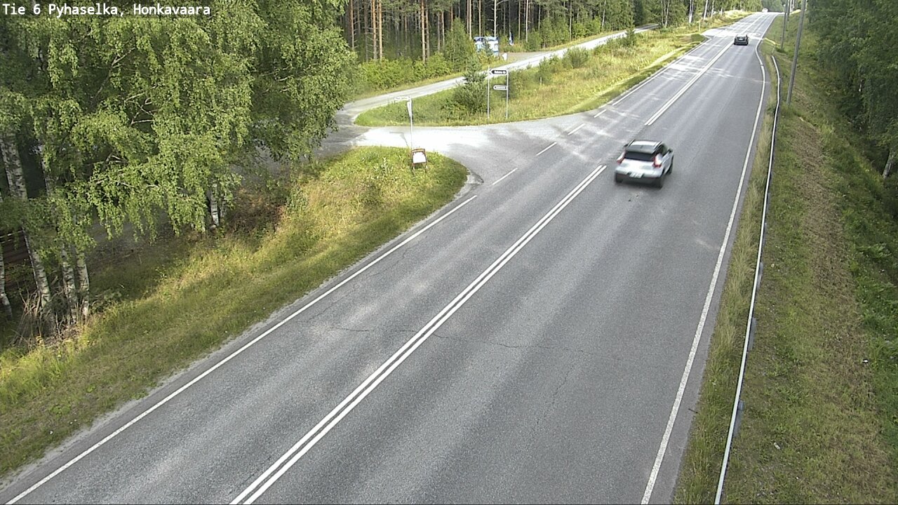 Weather Camera Image Road 6 Joensuu, Honkavaara, Joensuu, Pohjois-Karjala