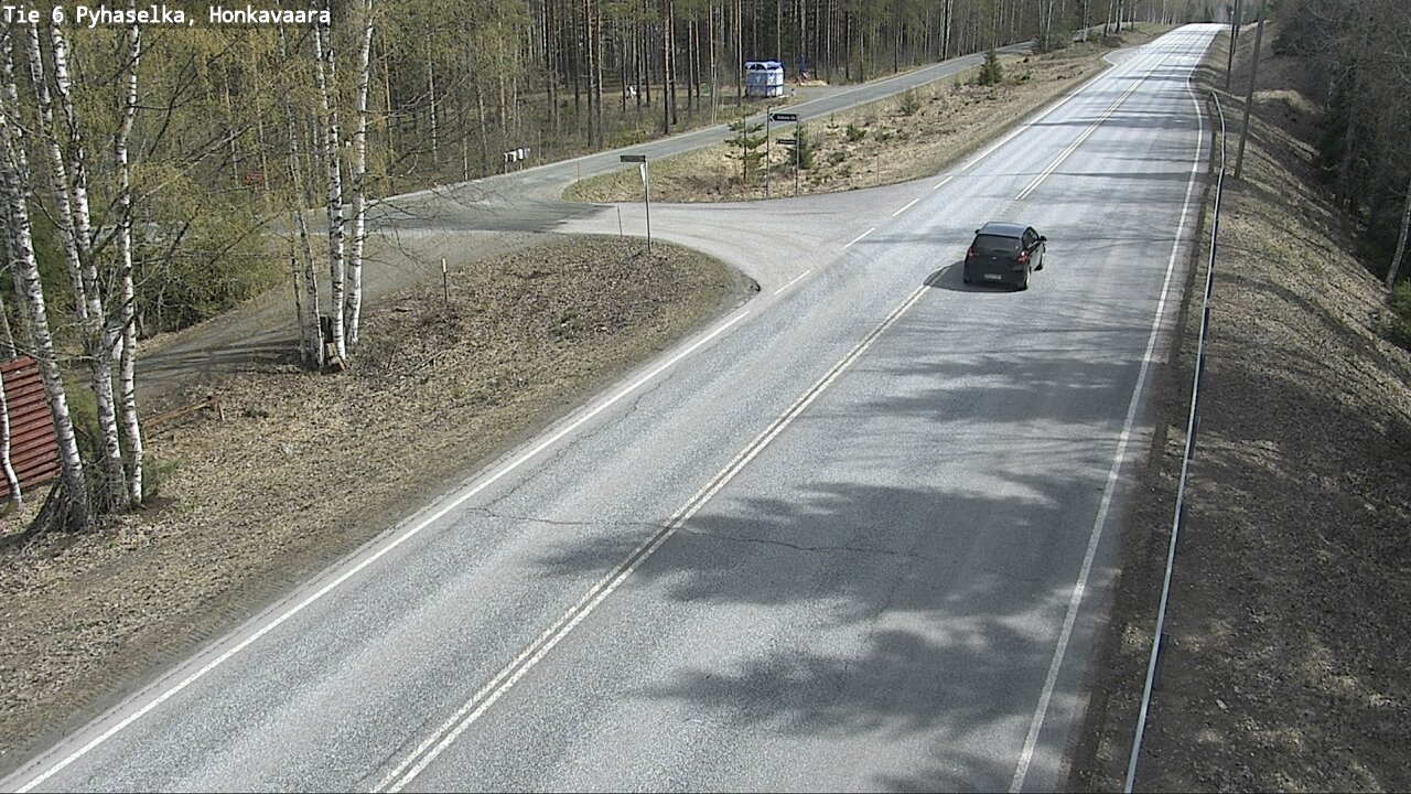 Weather Camera Image Väg 6 Joensuu, Honkavaara, Joensuu, Pohjois-Karjala