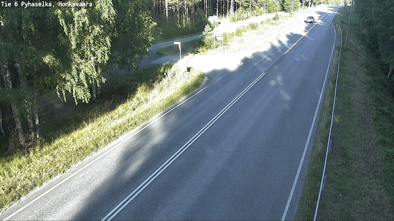 Weather Camera Image Road 6 Joensuu, Honkavaara, Joensuu, Pohjois-Karjala