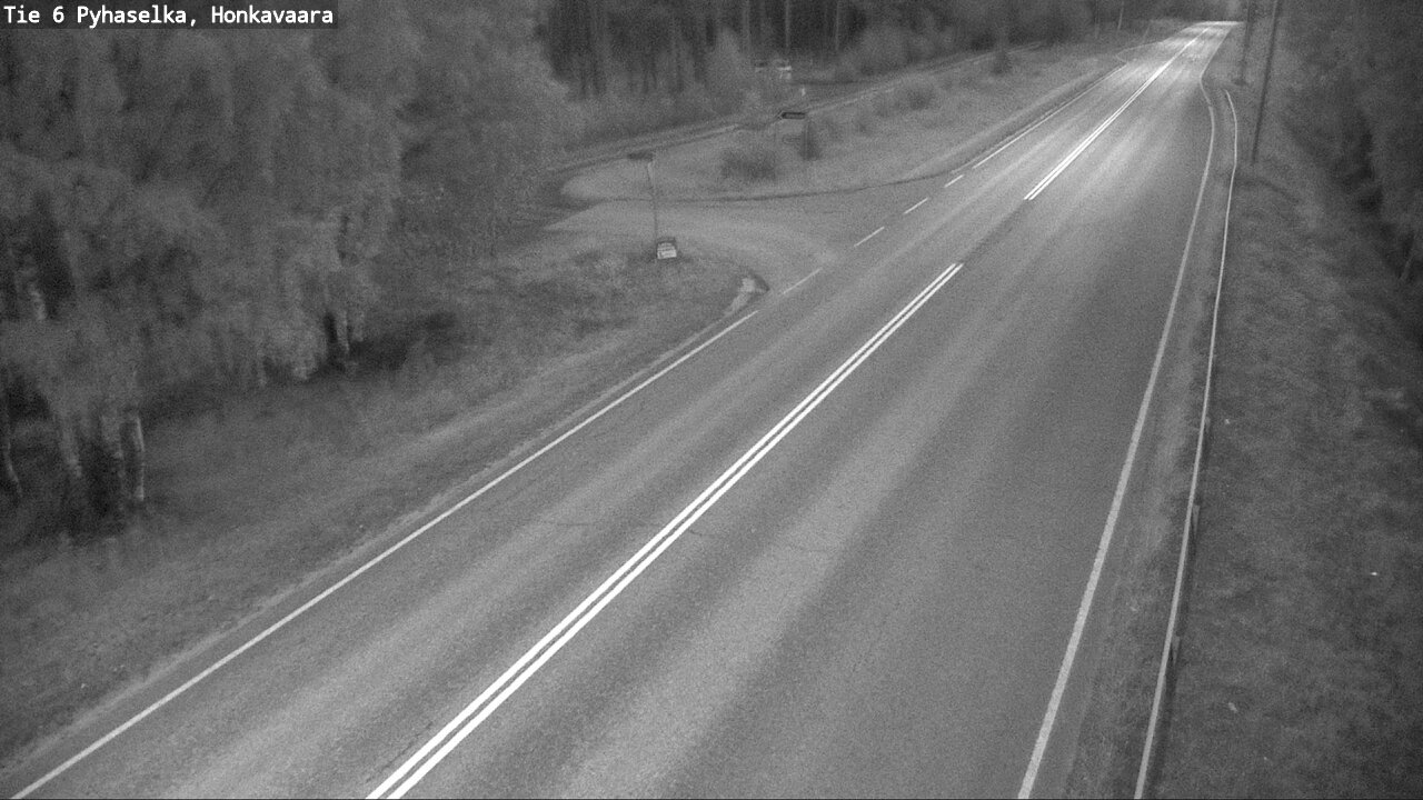 Weather Camera Image Road 6 Joensuu, Honkavaara, Joensuu, Pohjois-Karjala