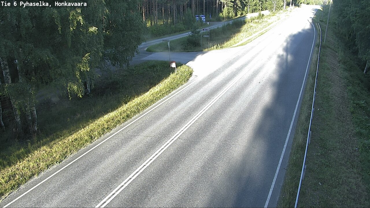 Weather Camera Image Road 6 Joensuu, Honkavaara, Joensuu, Pohjois-Karjala