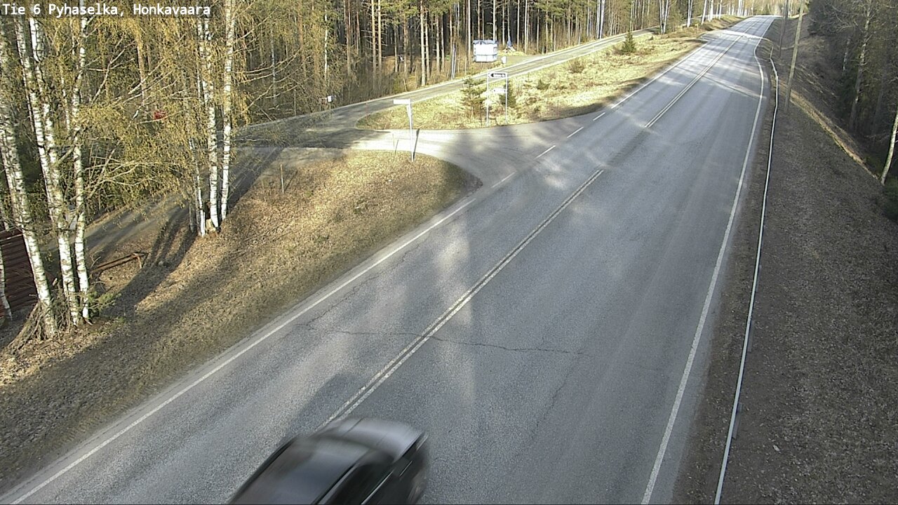 Weather Camera Image Väg 6 Joensuu, Honkavaara, Joensuu, Pohjois-Karjala