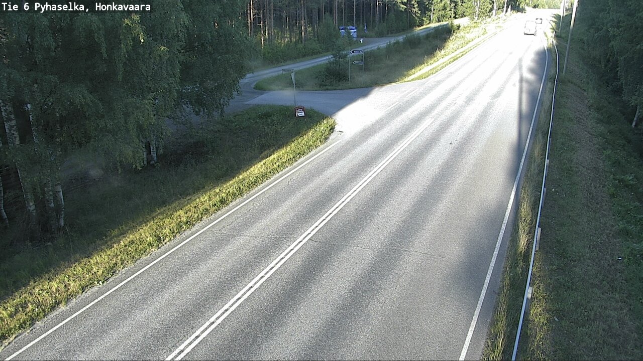 Weather Camera Image Road 6 Joensuu, Honkavaara, Joensuu, Pohjois-Karjala