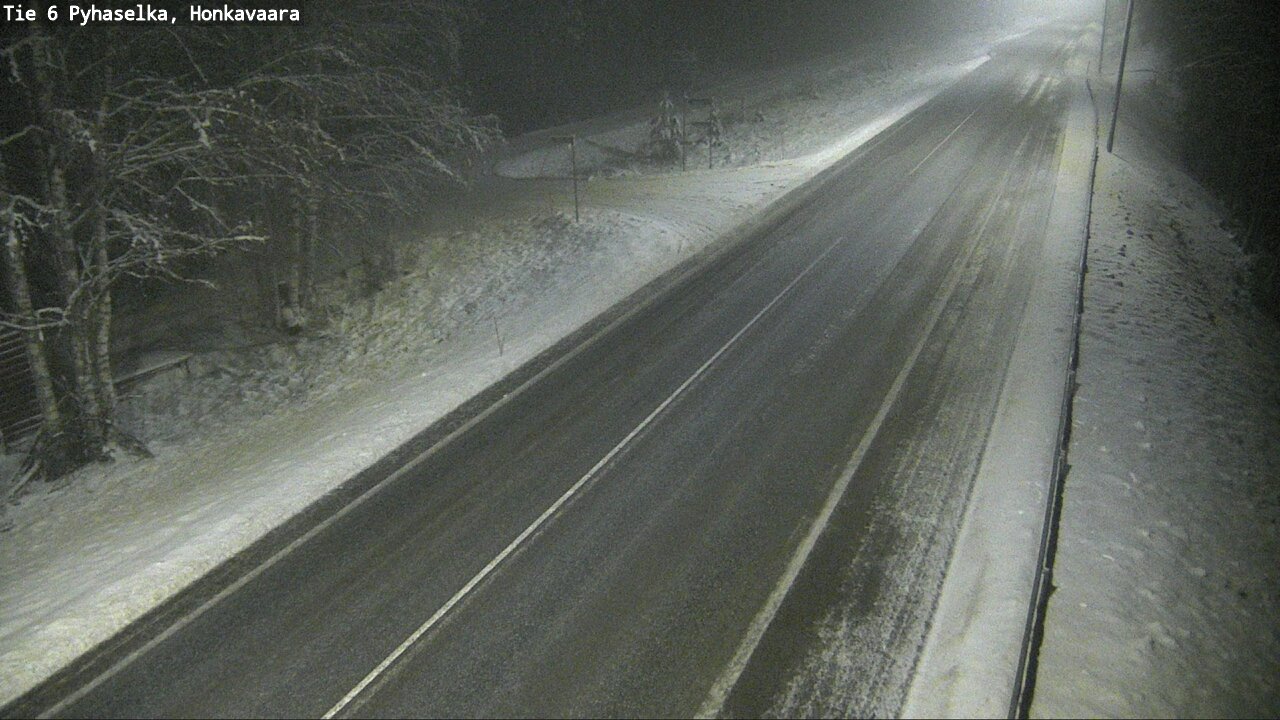 Weather Camera Image Road 6 Joensuu, Honkavaara, Joensuu, Pohjois-Karjala