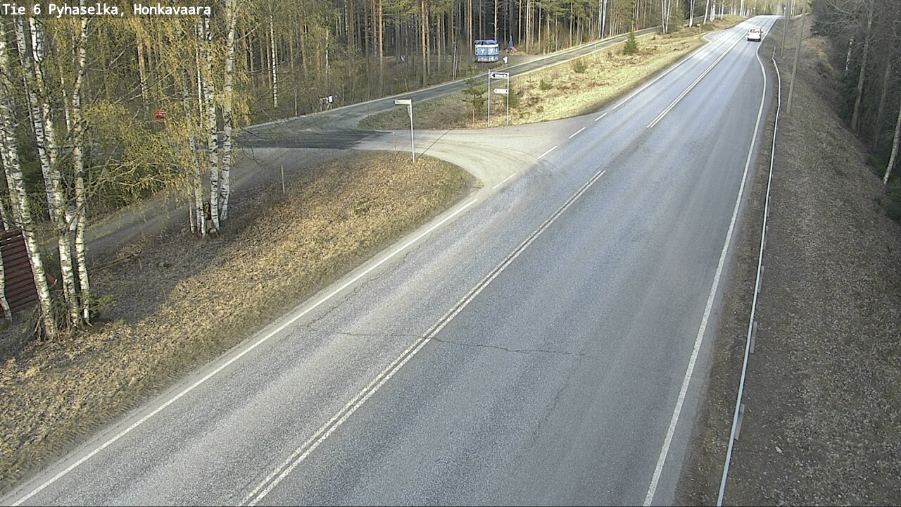 Weather Camera Image Väg 6 Joensuu, Honkavaara, Joensuu, Pohjois-Karjala