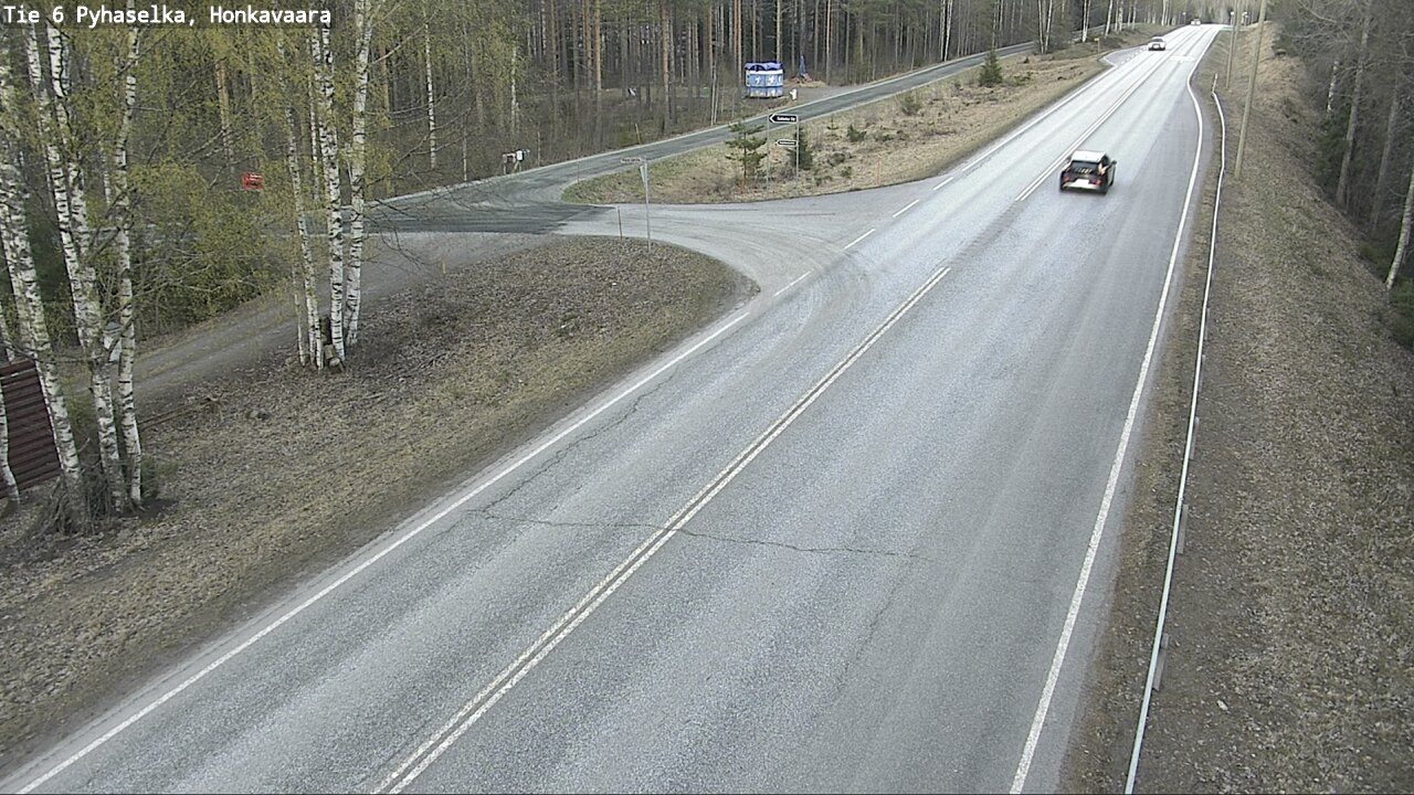 Weather Camera Image Väg 6 Joensuu, Honkavaara, Joensuu, Pohjois-Karjala