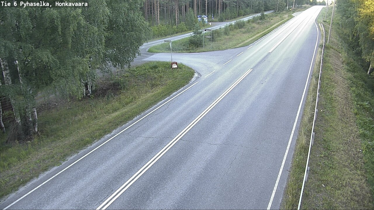 Weather Camera Image Road 6 Joensuu, Honkavaara, Joensuu, Pohjois-Karjala